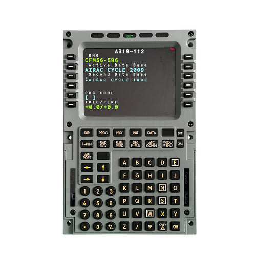 1/1 Metal A32X MCDU Home Cockpit Panel for X-Plane, MSFS 2020/2024 