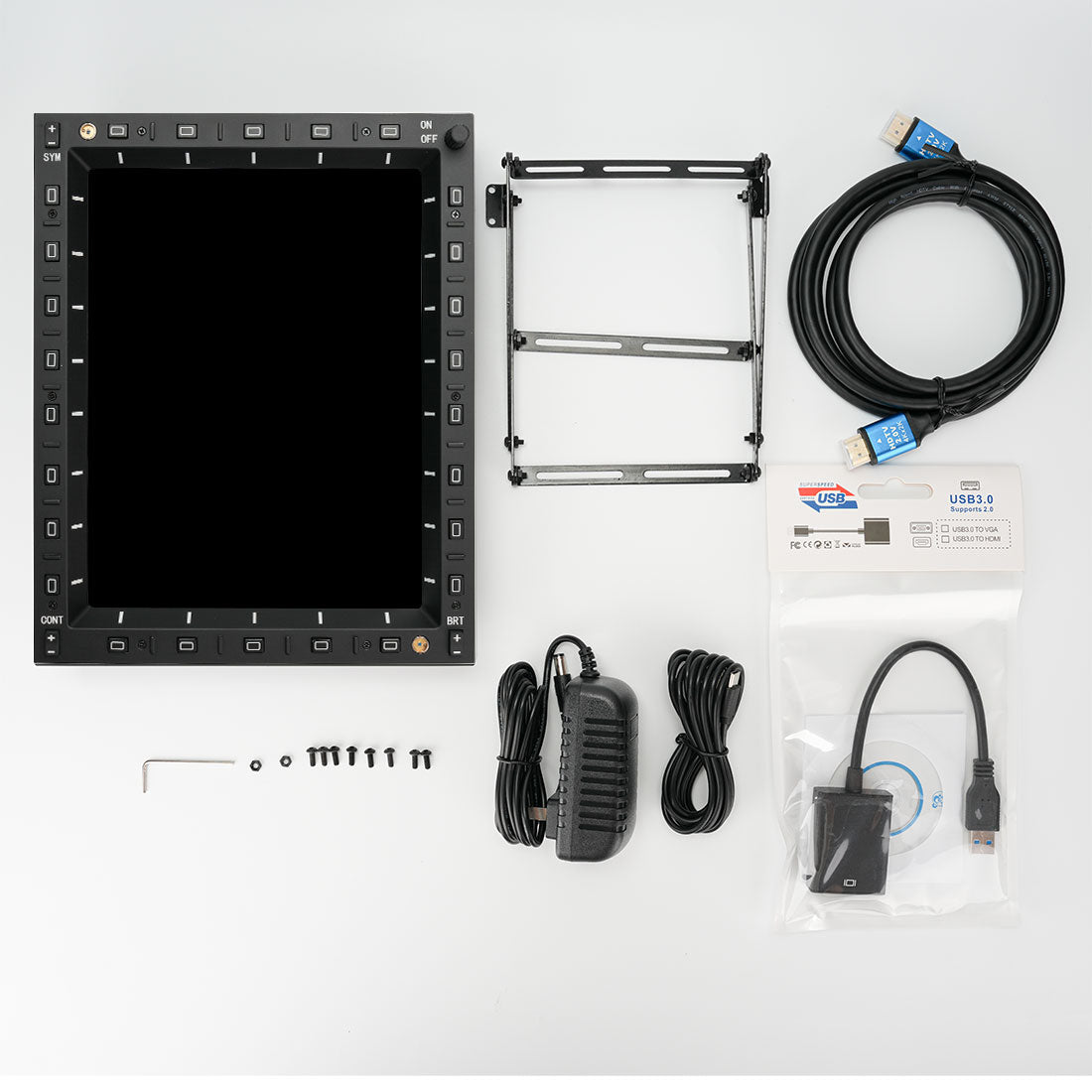 10.4-Inch Military-Grade LCD MFCD Display
