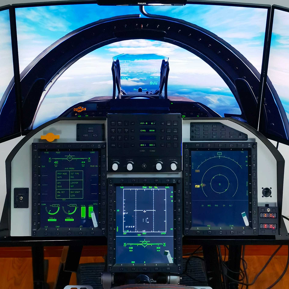 10.4-Inch Military-Grade LCD MFCD Display
