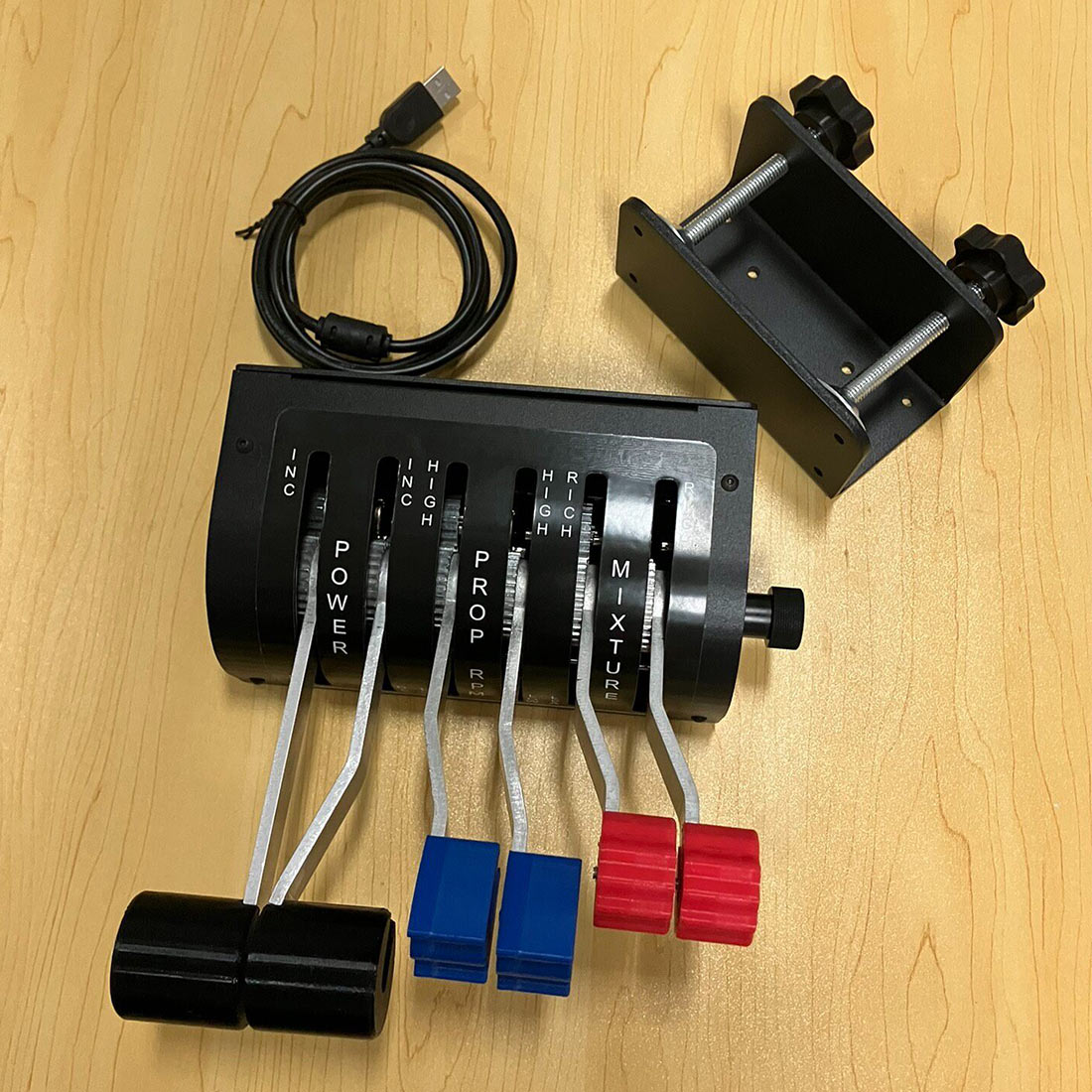 6-Axis Flight Simulator Metal Throttle Quadrant