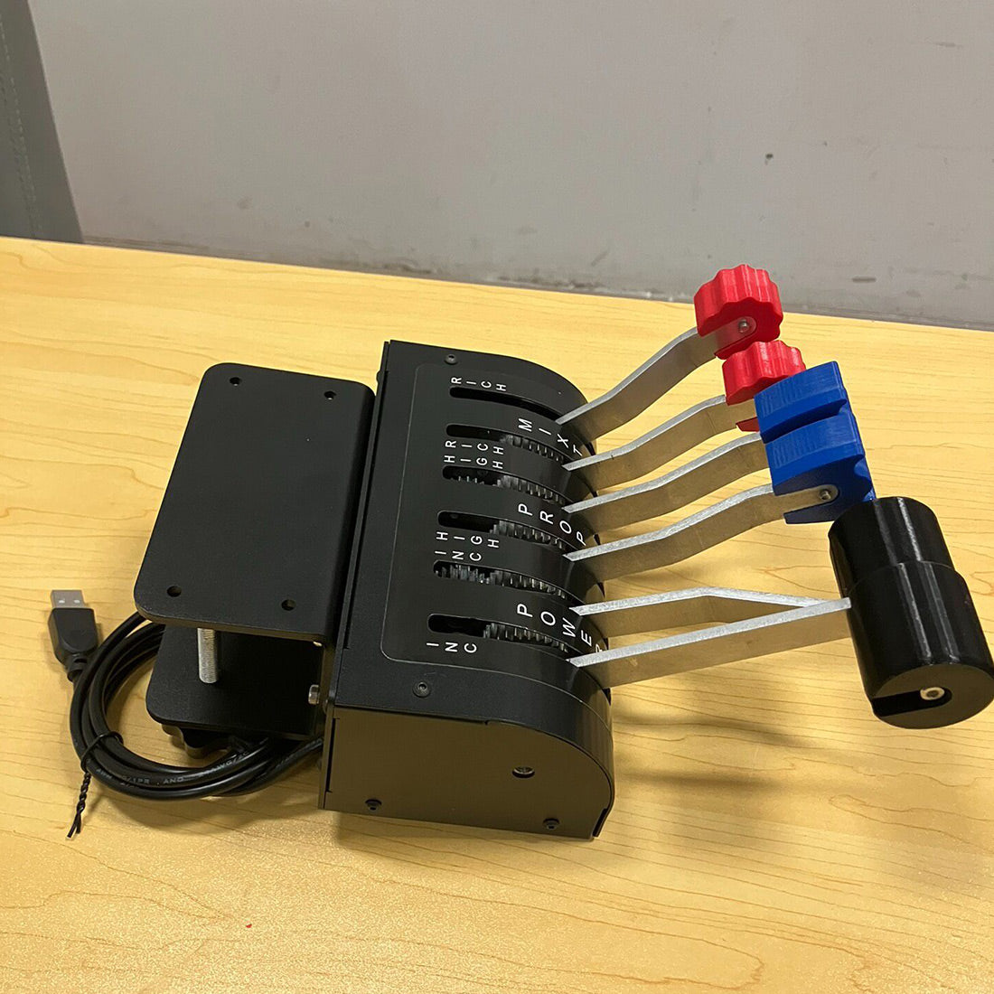 6-Axis Flight Simulator Metal Throttle Quadrant