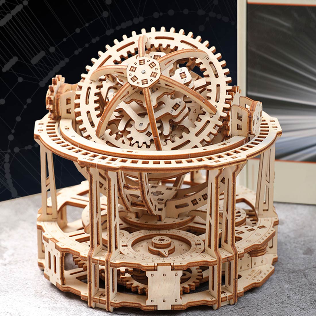 トゥールビヨン・タイマー 3D 木製組み立てキット