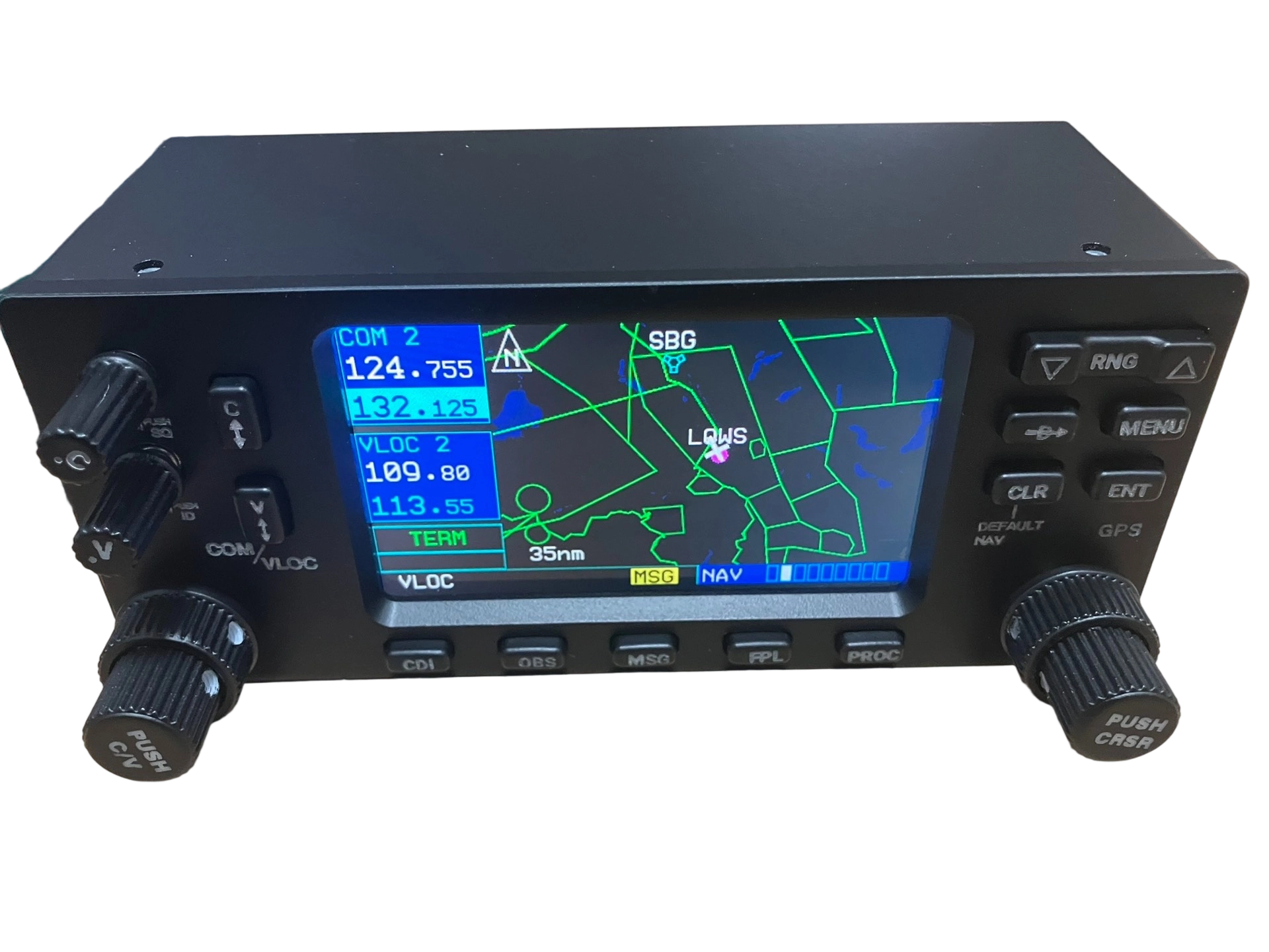 GNS-430 Style Avionics Panel