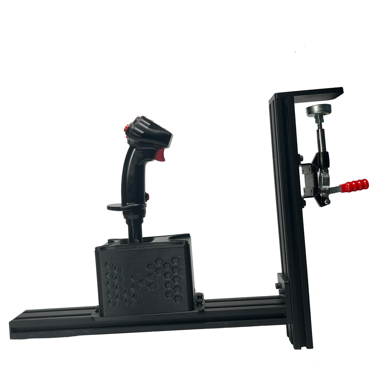 Flight simulator desk mount, hole spacing 30mm (Compatible with D301 collective & joystick).