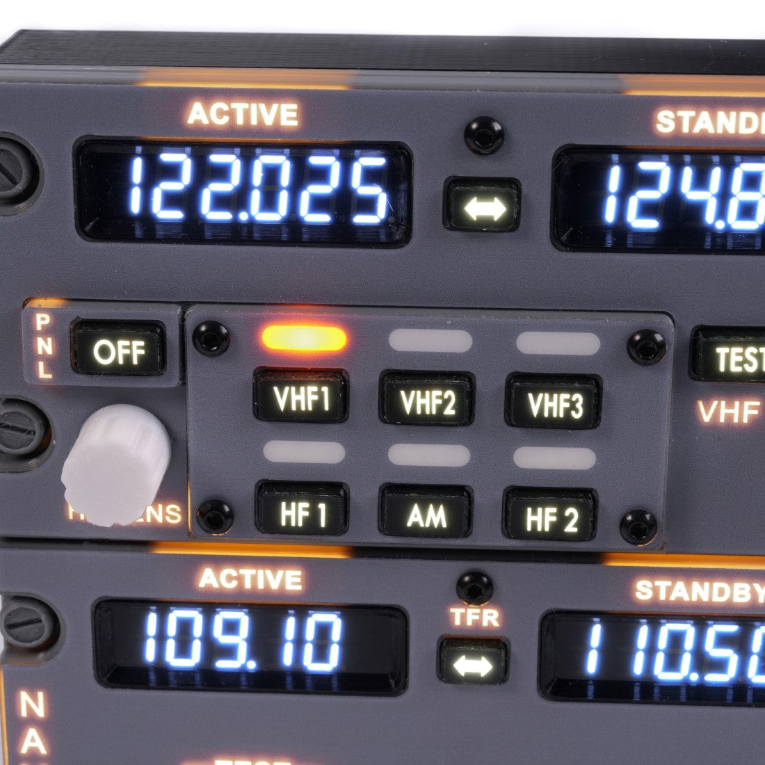 Hoowalt D201 B737 1:1 COCKPIT Radio Tuning Panel 