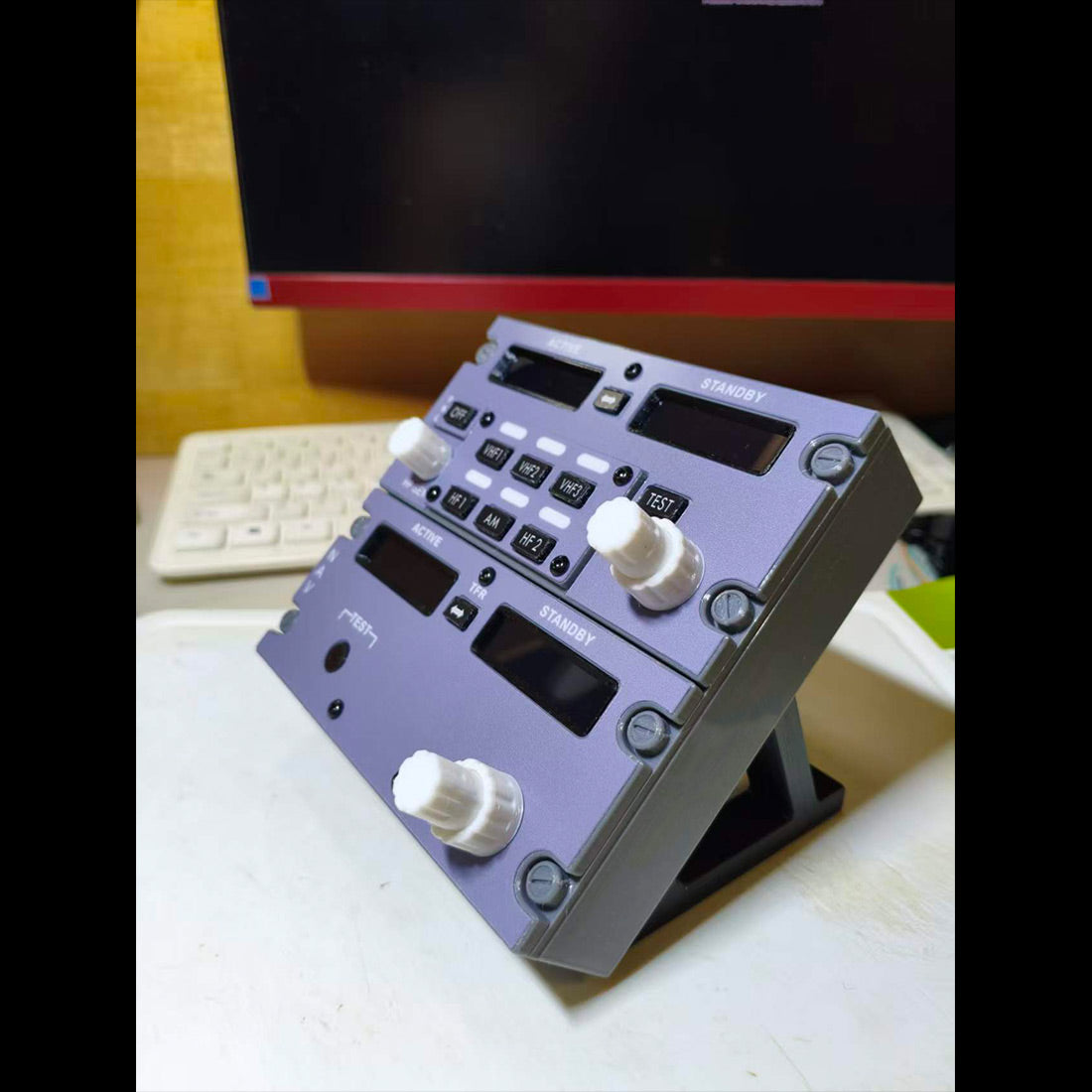 Hoowalt D201 B737 1:1 COCKPIT Radio Tuning Panel 