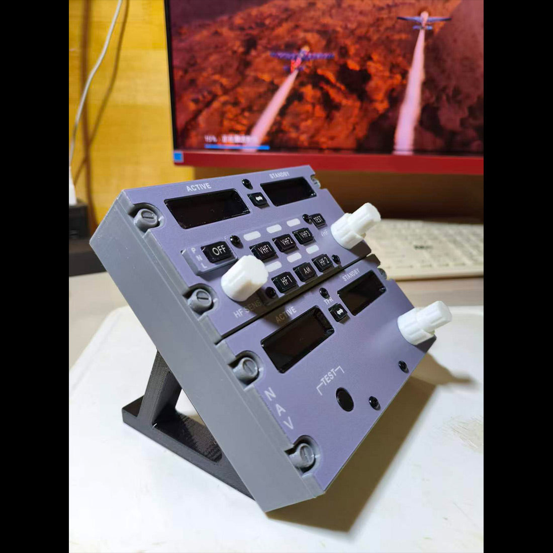 Hoowalt D201 B737 1:1 COCKPIT Radio Tuning Panel 