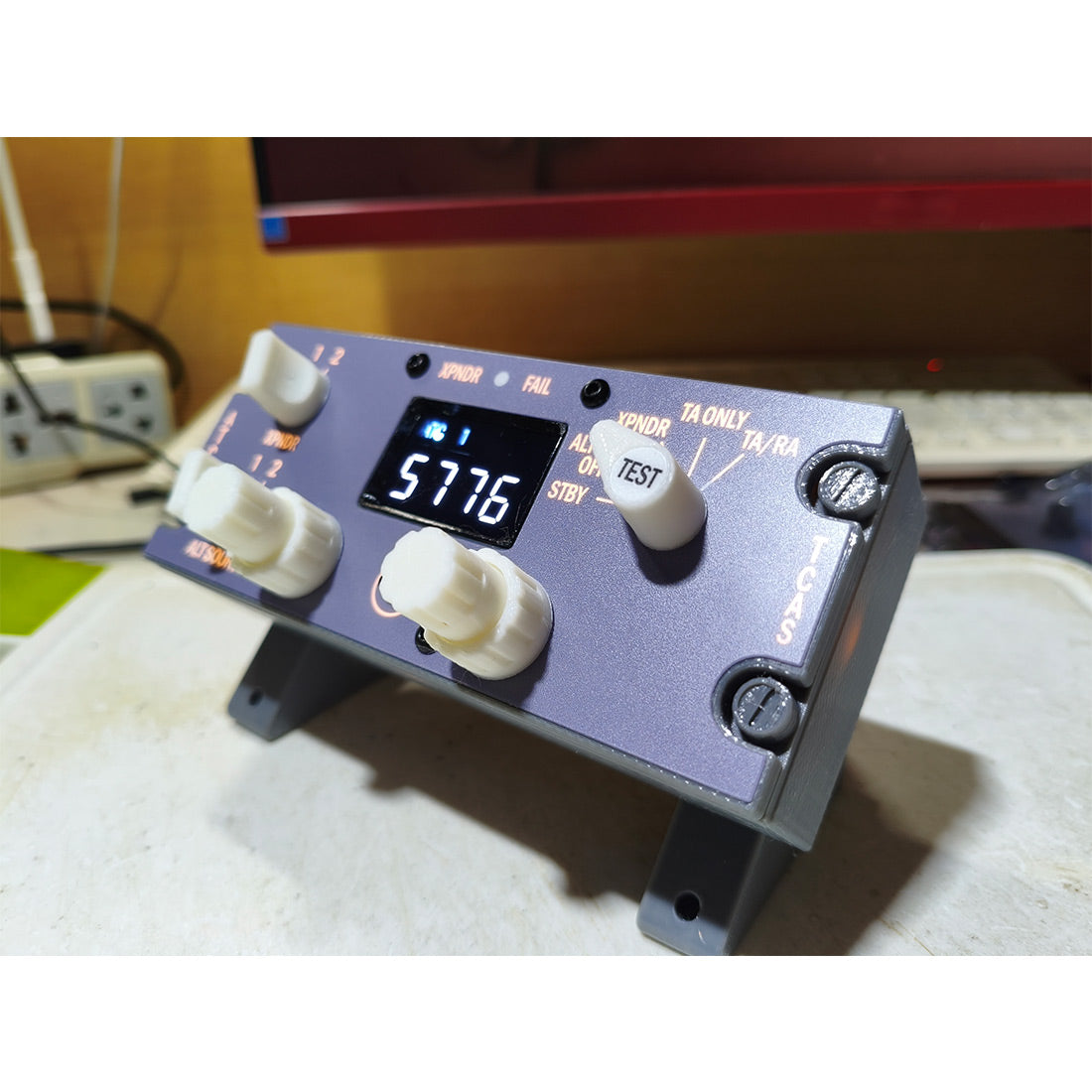 B737 1:1 Flight Deck ATC Transponder Panel