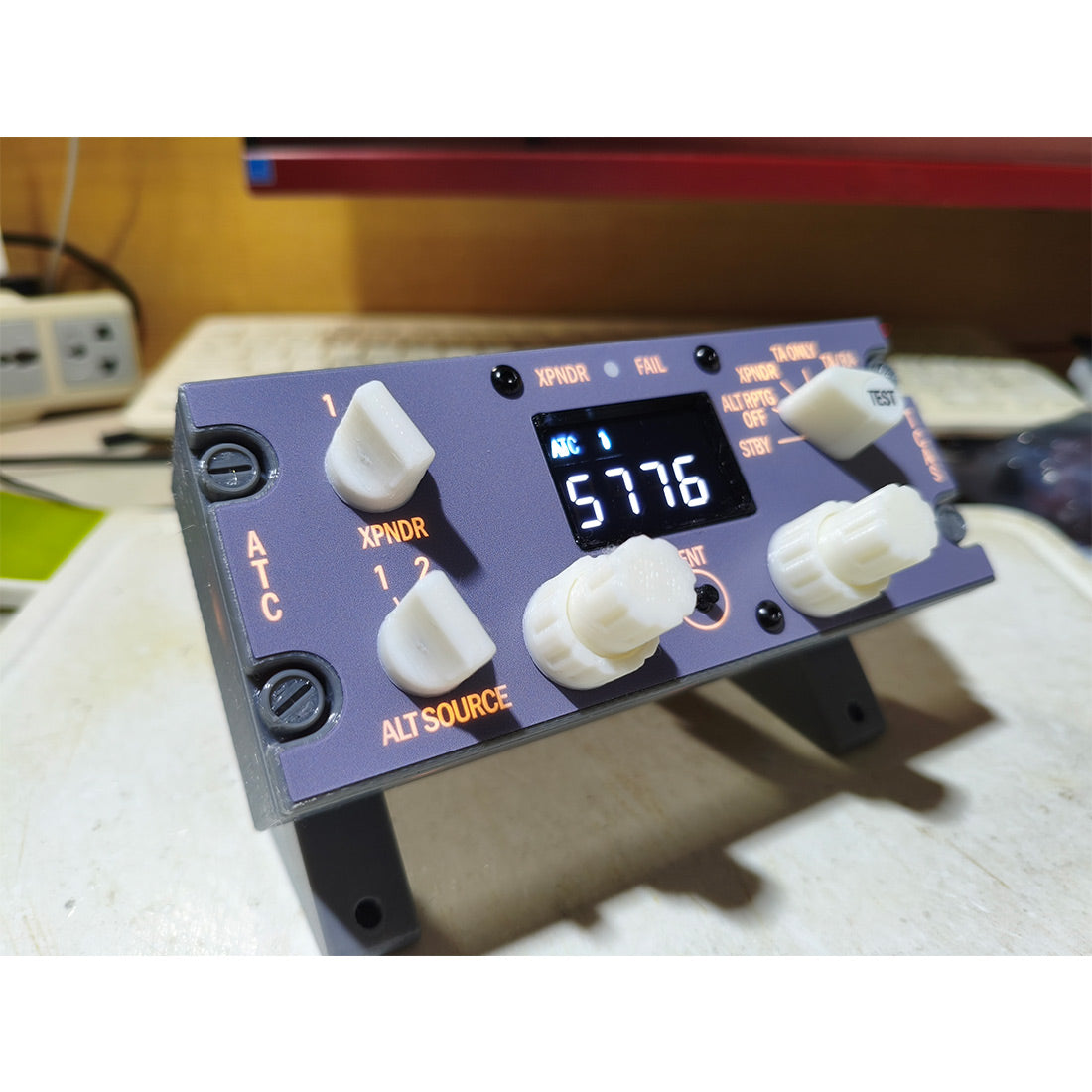 B737 1:1 Flight Deck ATC Transponder Panel