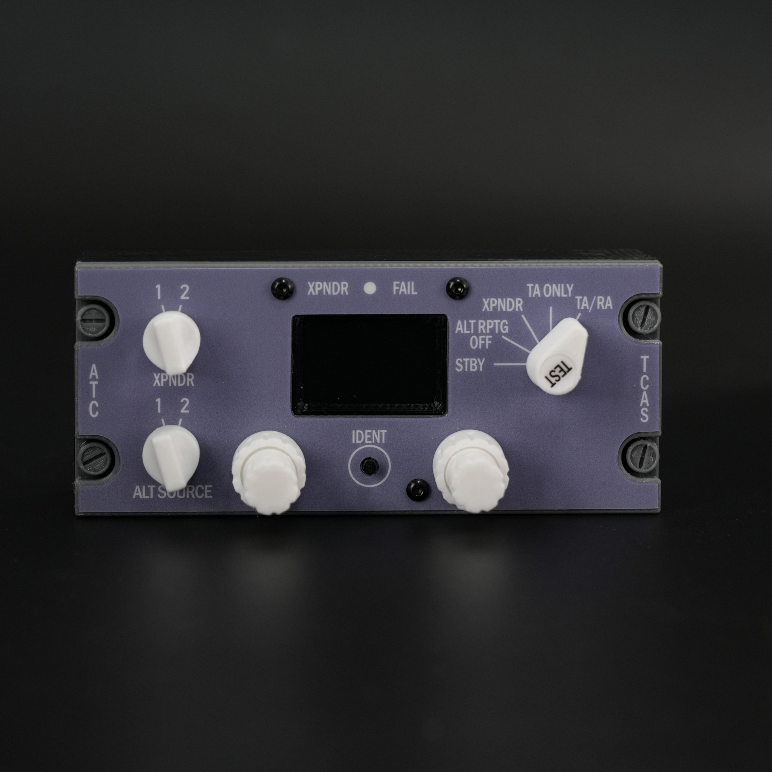 B737 1:1 Flight Deck ATC Transponder Panel