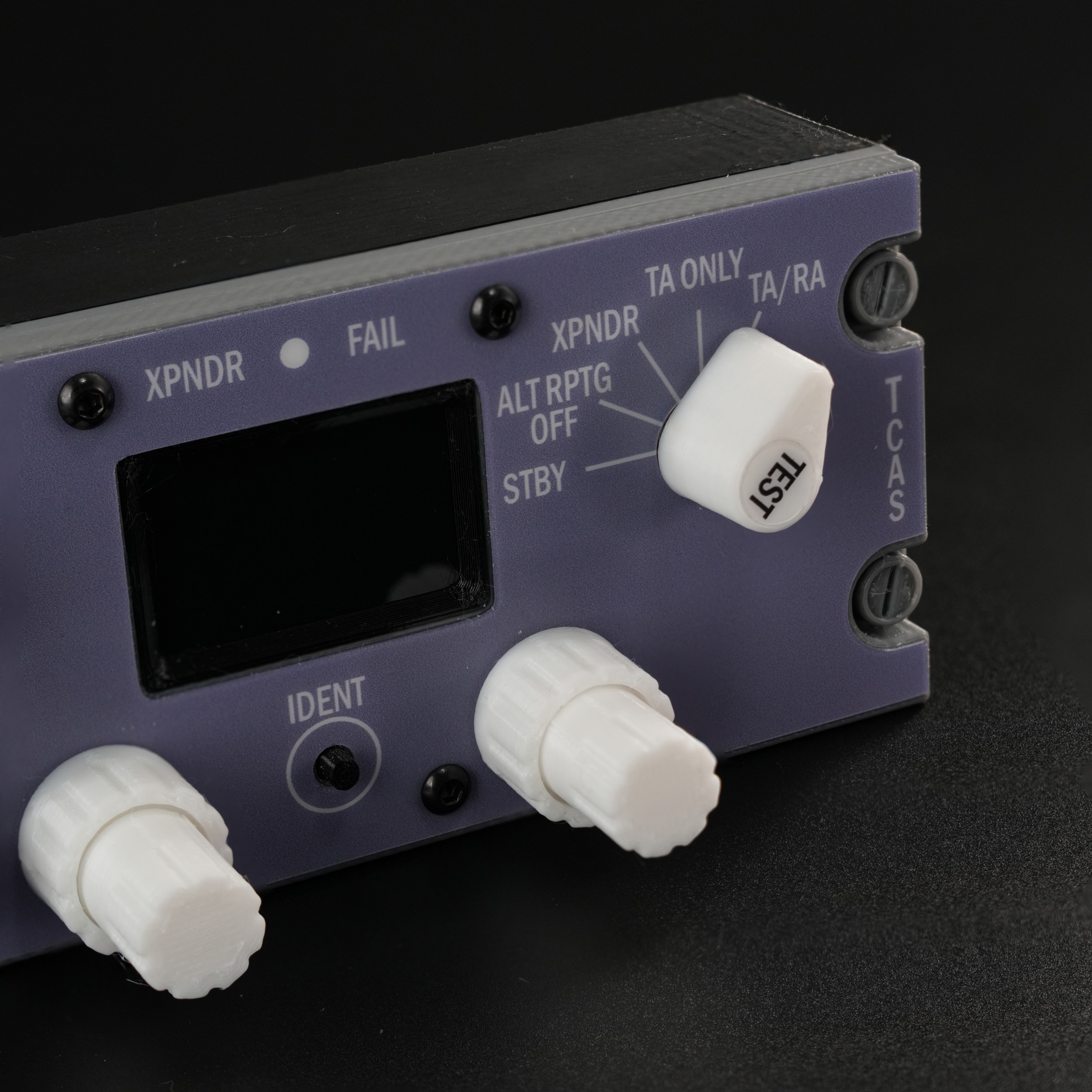 B737 1:1 Flight Deck ATC Transponder Panel