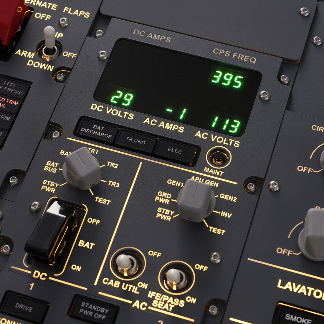 B737-800 Front Overhead Panel for MSFS2020/2024, X-Plane 11/12