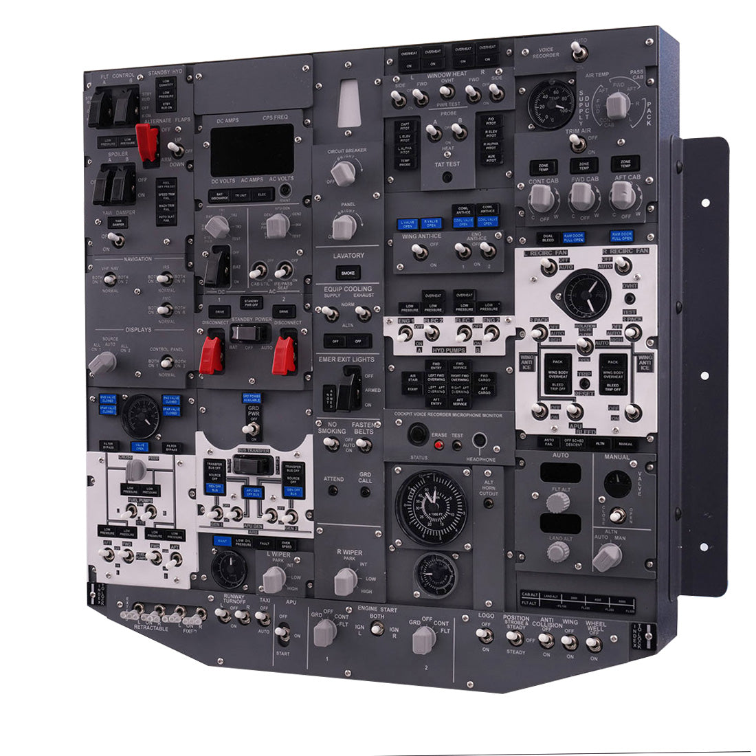 B737-800 Front Overhead Panel