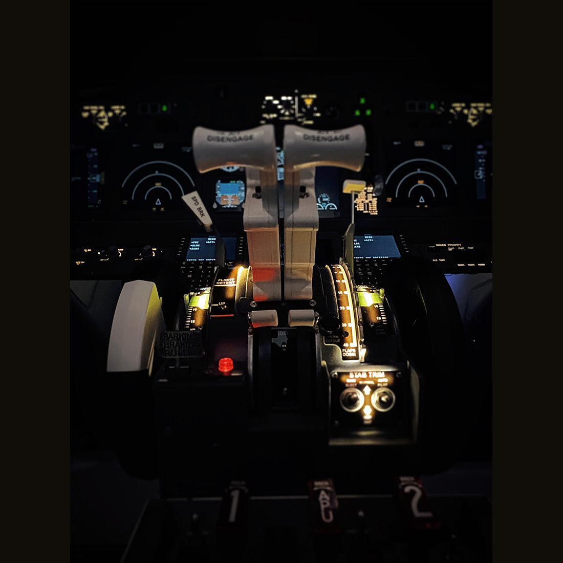 B737-800 Throttle-Quandrant 