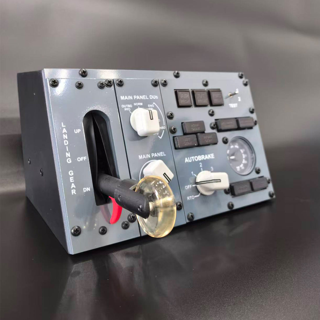 B737 Center MIP Landing Gear and Autobrake Control Panel