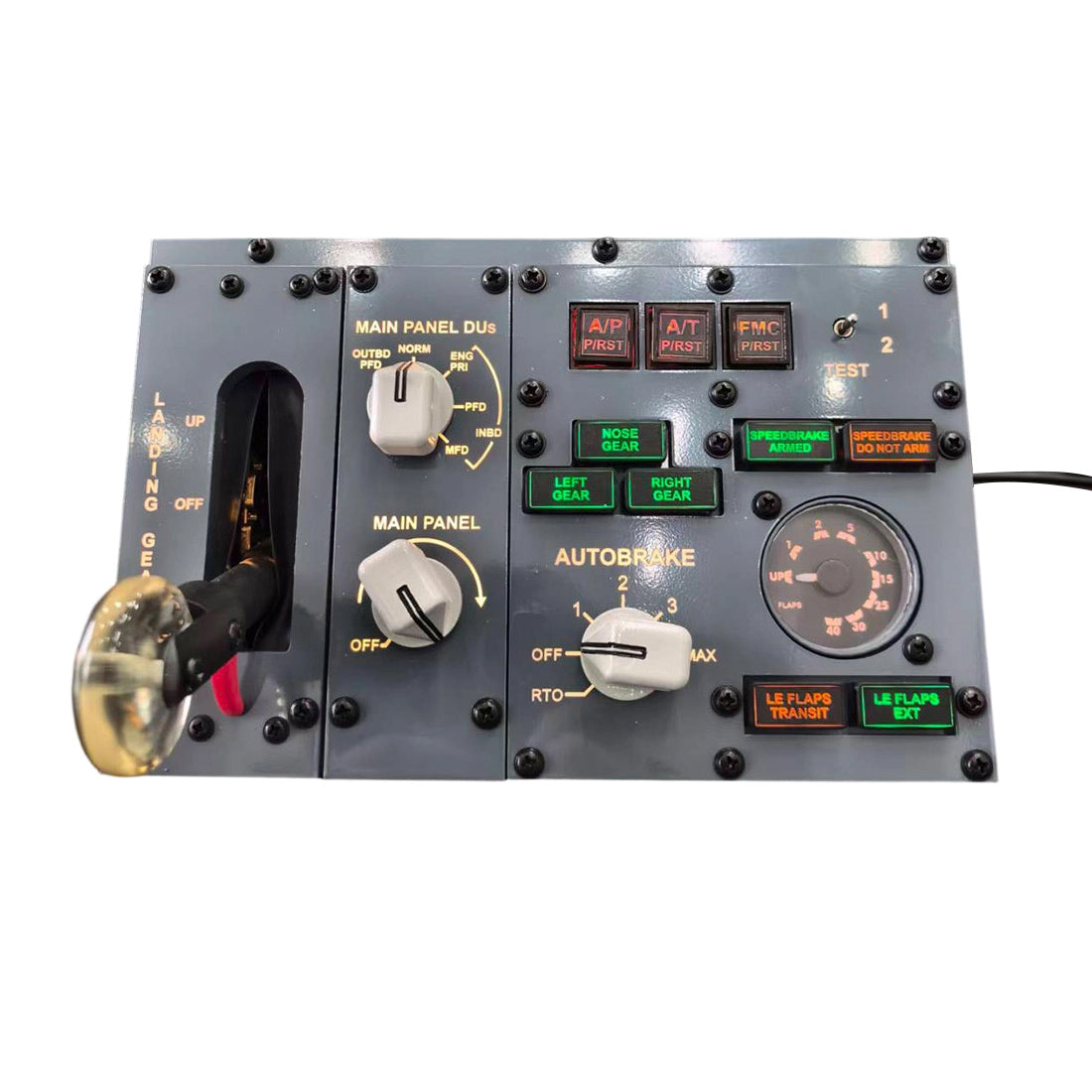 B737 Center MIP Landing Gear and Autobrake Control Panel,