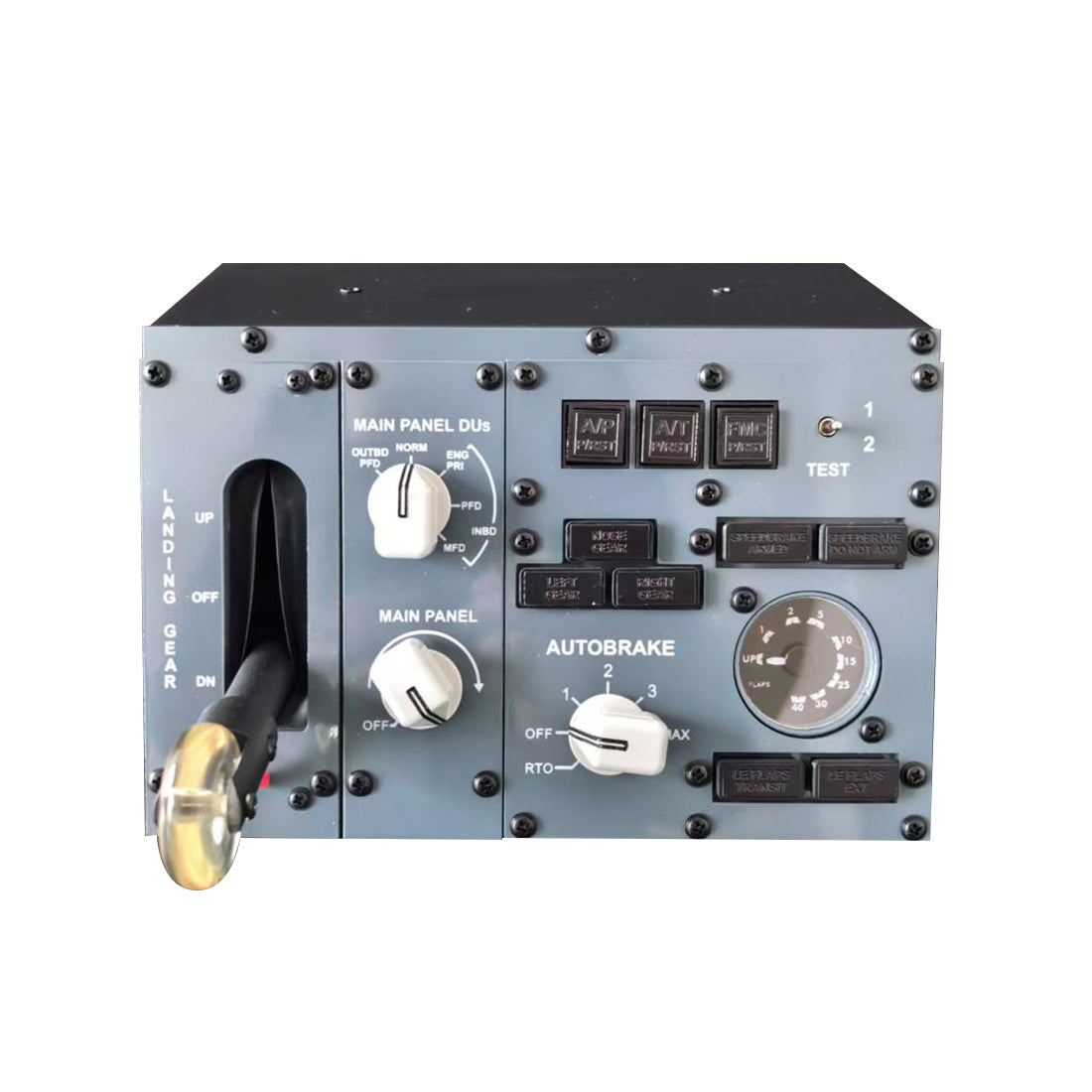 B737 Center MIP Landing Gear and Autobrake Control Panel