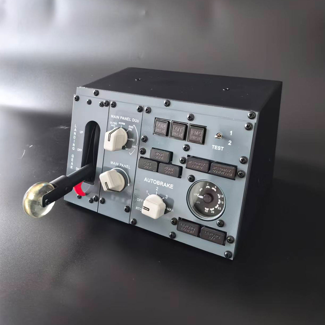 B737 Center MIP Landing Gear and Autobrake Control Panel