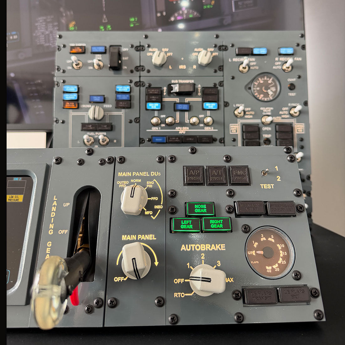 B737 FWD Overhead Flight Simulator Control Panel