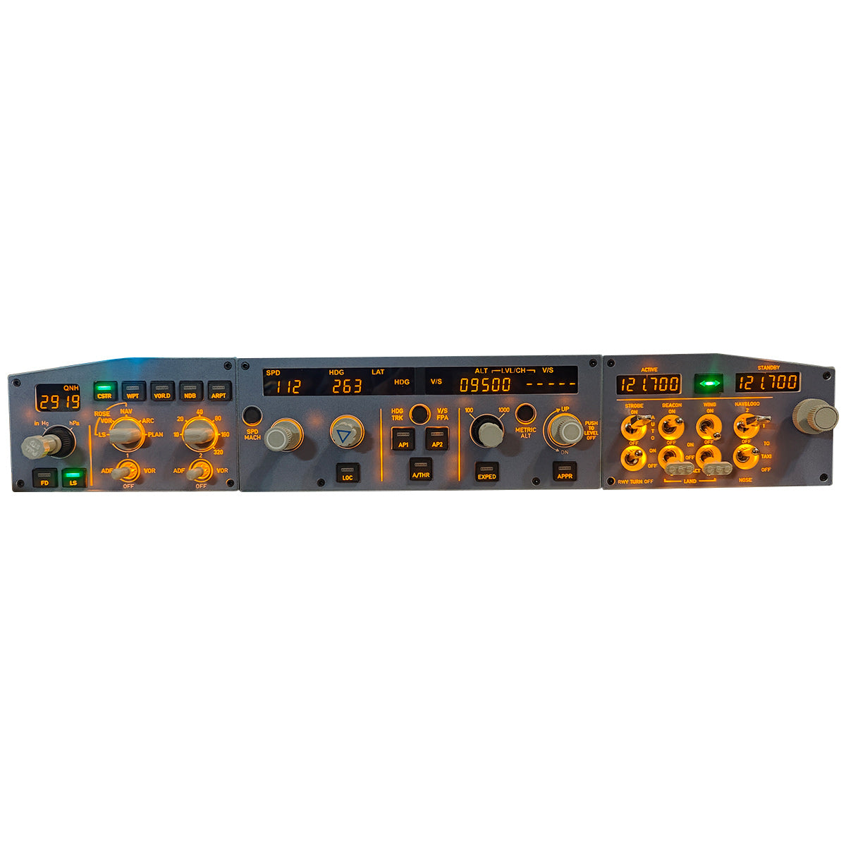 D108 All-in-One A32X Home Cockpit Panel 