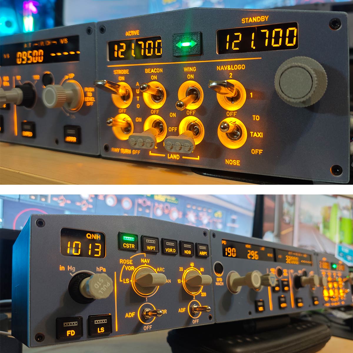 D108 All-in-One A32X Home Cockpit Panel 