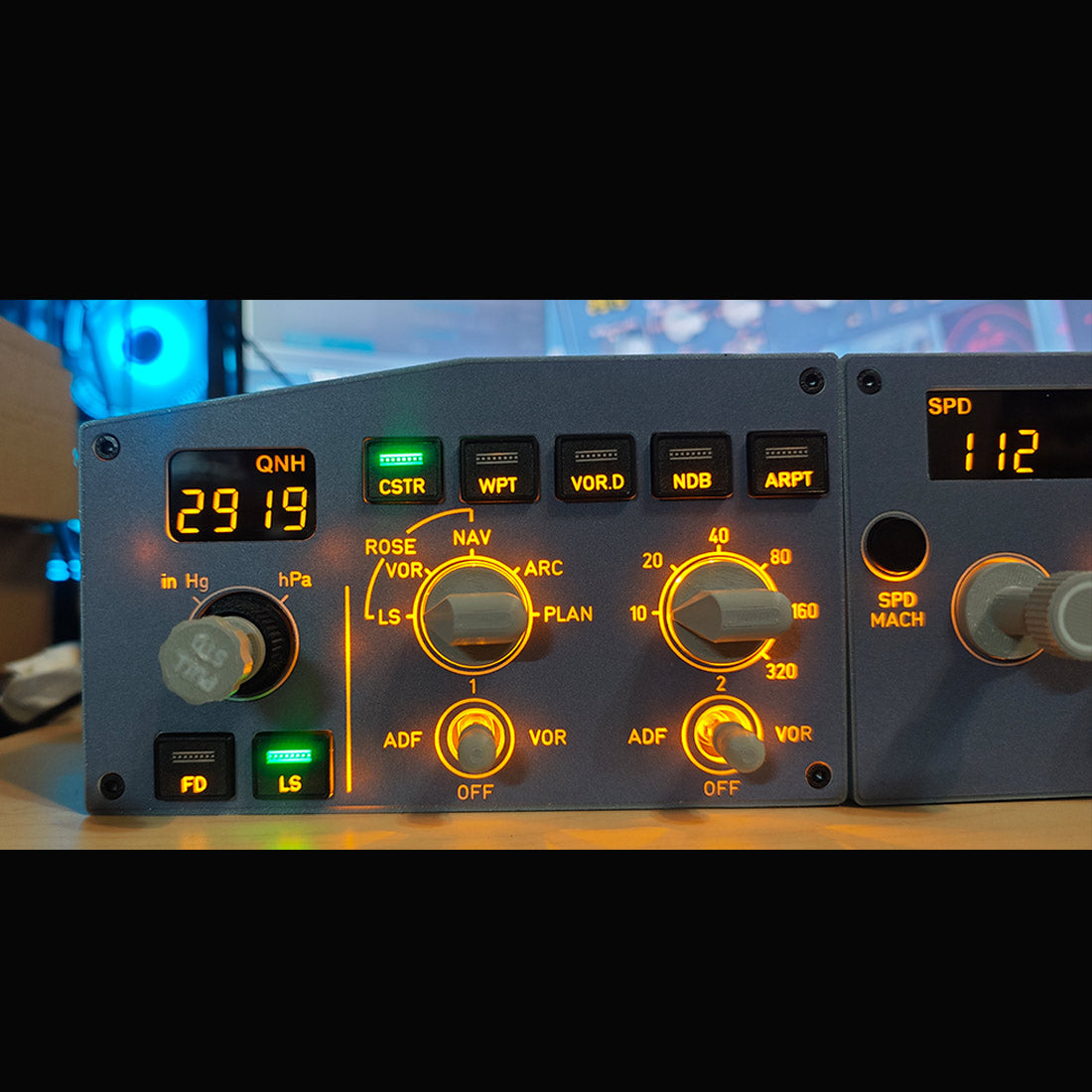 D108 All-in-One A32X Home Cockpit Panel 