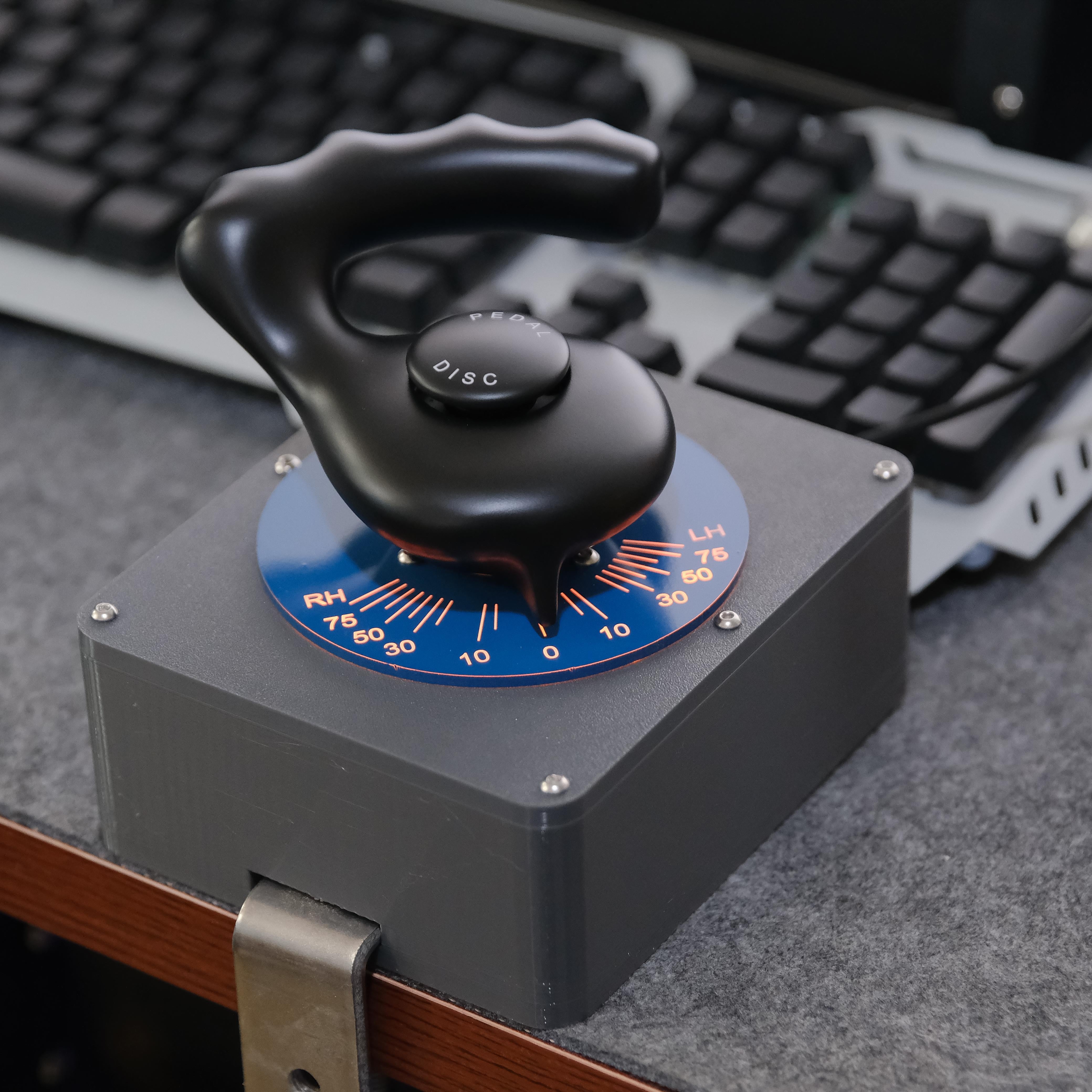 Hoowalt D202 Flight Sim Nosewheel Tiller for MSFS 2020/2024 and X-Plane Airliners