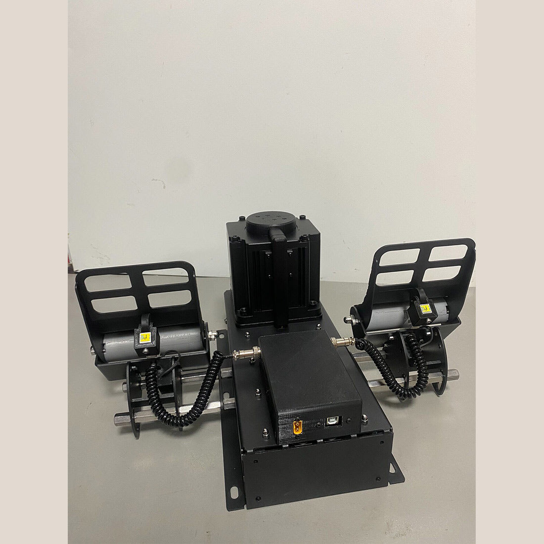 Force Feedback Rudder Pedals, All-Metal Flight Simulator Pedals