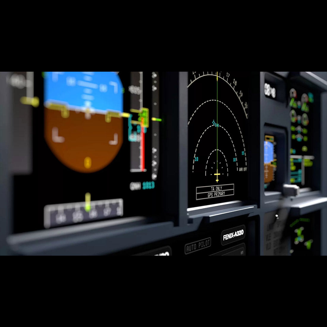Hoowalt Mini MIP ND PFD Central Instrument Panel 