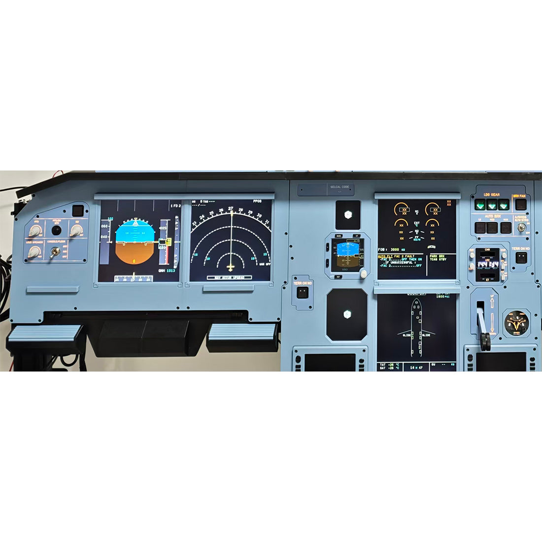 Hoowalt A32X Full-Size Flight Simulator Instrument Panel 