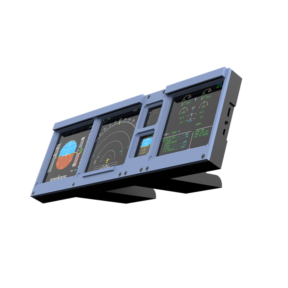 Hoowalt D106 A32X/A35X/A38X PFD-ND-ECAM-E/WD 4-in-1-Display
