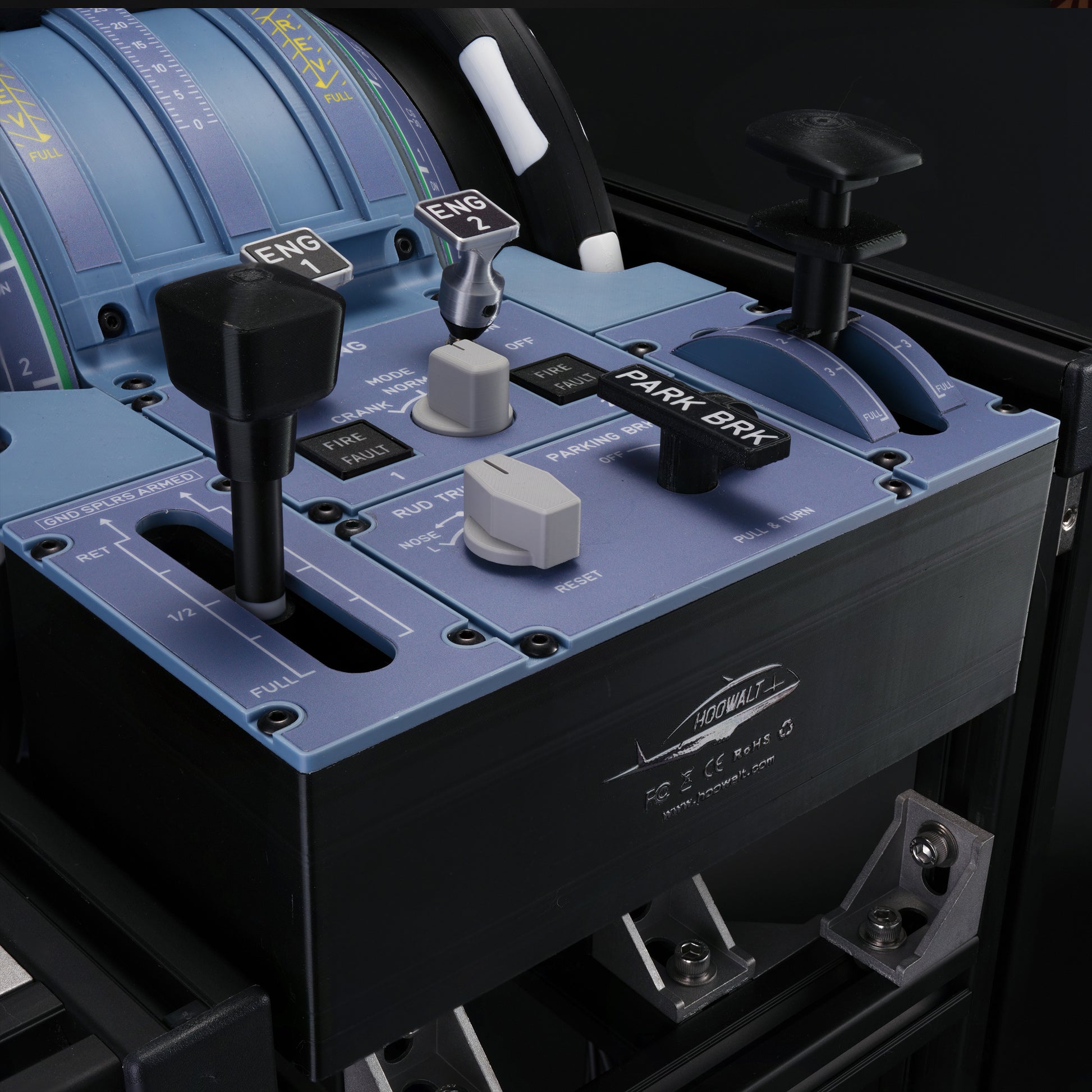 Hoowalt D107 V2 Motorized Throttle Quadrant