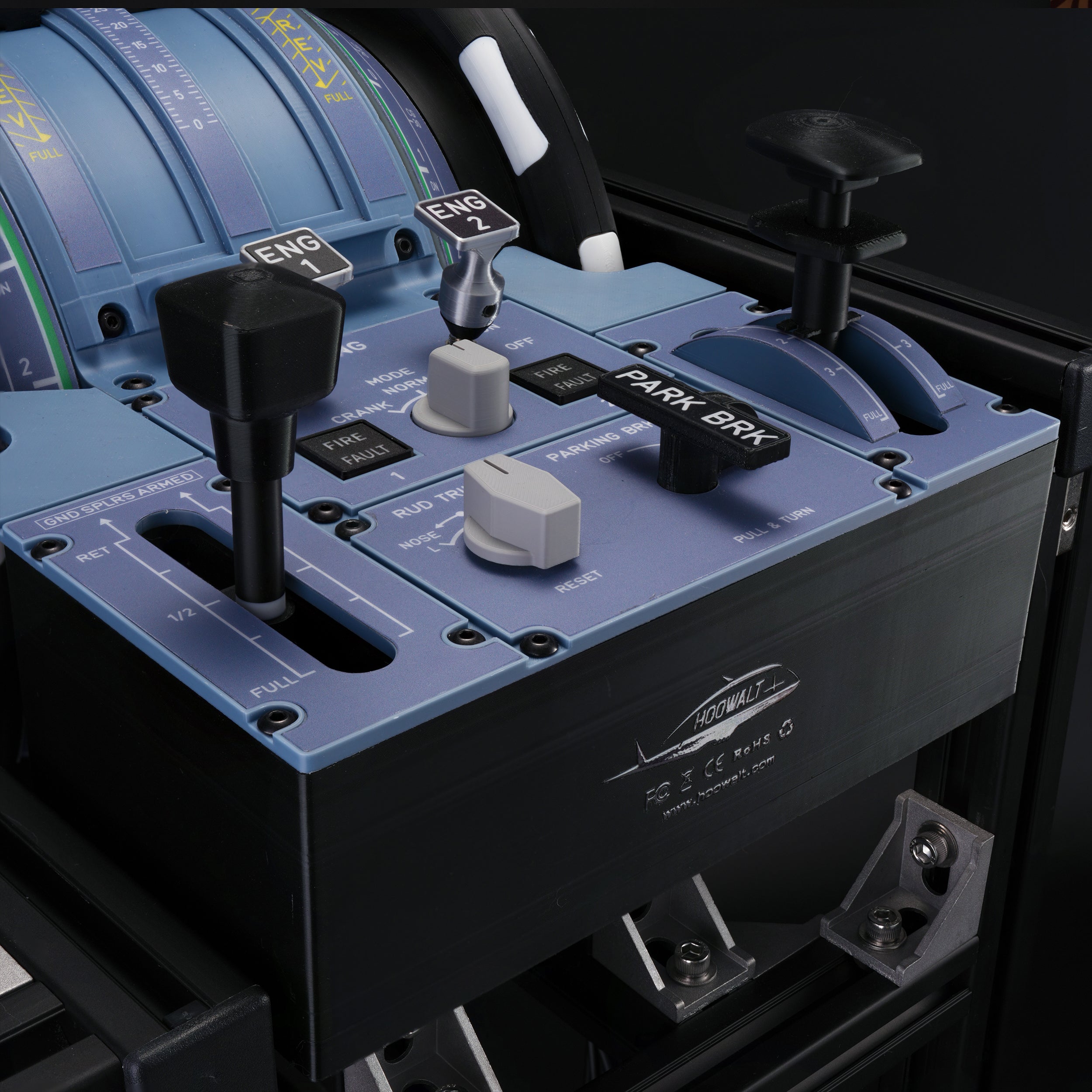Hoowalt D107 V2 Motorized Throttle Quadrant