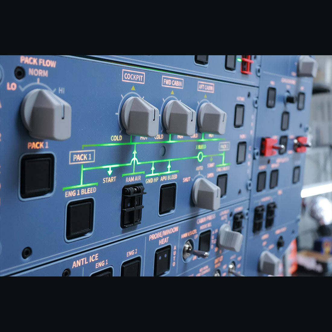 Hoowalt D111 A32X 1/1 Scale Light OVHD OVERHEAD Panel
