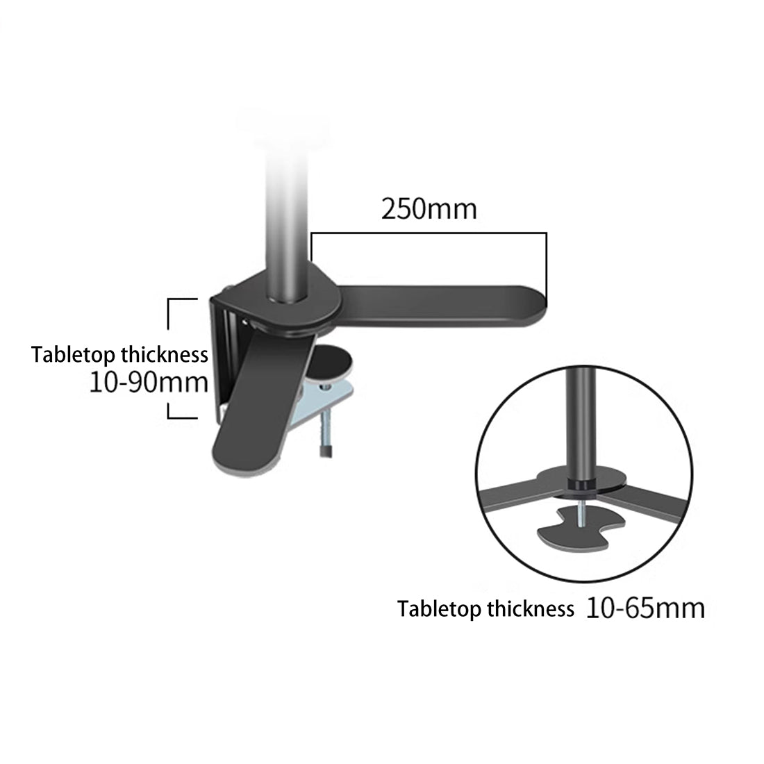 Monitor Mount with 35mm V-Clamp Base