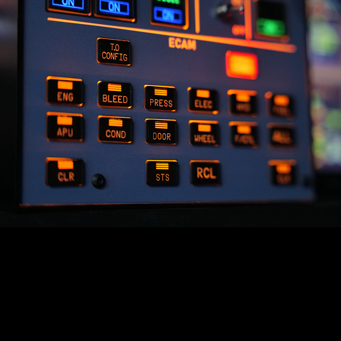 Rowsfire A103 V3.0 A32X/A31X/A350/XECAM  Landing Gear Indicator Integrated Panel 