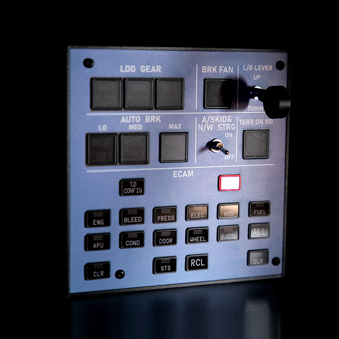 Rowsfire A103 V3.0 A32X/A31X/A350/XECAM  Landing Gear Indicator Integrated Panel 