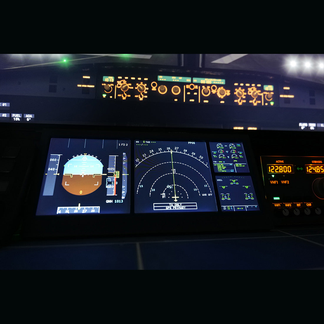 Rowsfire A108 V2 A32X A35X A38X PFD-ND-E/WD Home Flight Deck Panel