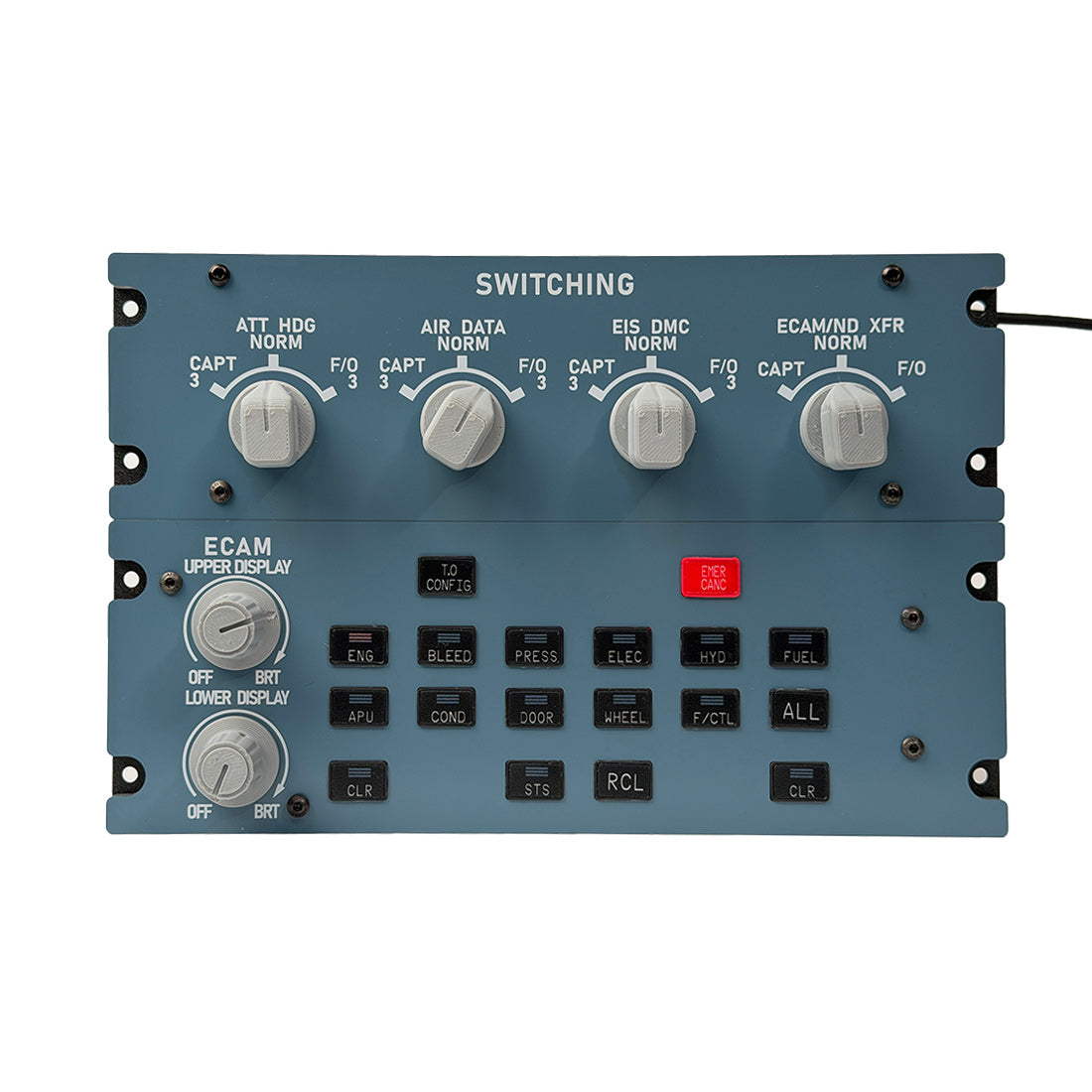 Rowsfire A109 V3.0 A32X/A31X/A350 ATT-ADIRS-EIS XECAM Landing-Gear-Indicator Integrated Panel