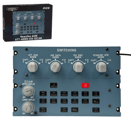 Rowsfire A109 V3.0 A32X/A31X/A350 ATT-ADIRS-EIS XECAM Landing-Gear-Indicator Integrated Panel