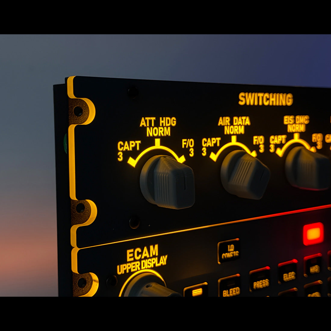Rowsfire A109 V3.0 A32X/A31X/A350 ATT-ADIRS-EIS XECAM Landing-Gear-Indicator Integrated Panel