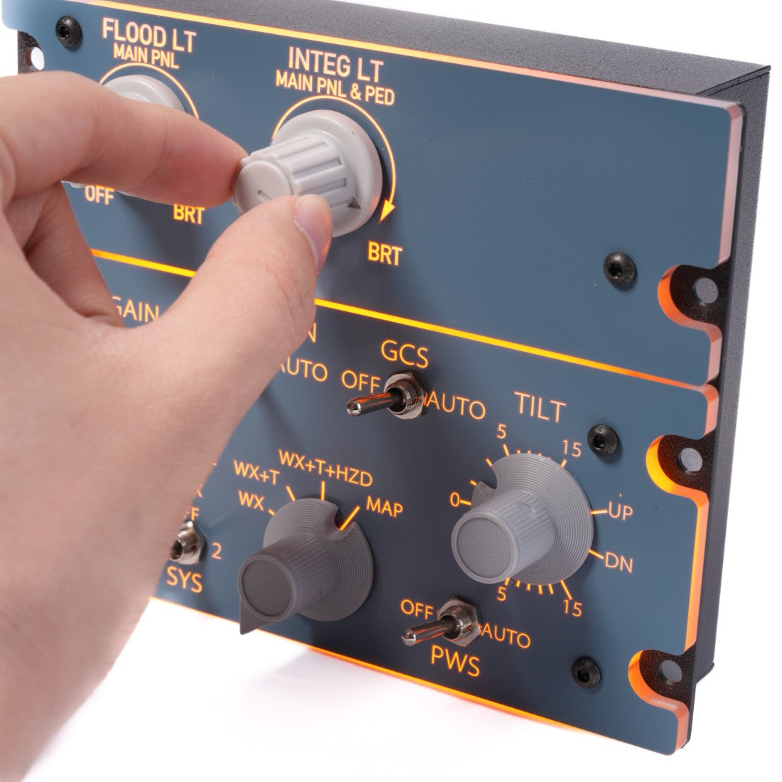 Rowsfire A112 1/1 Scale A32X/A33X/A35X CKPT-LT+WXR-Radar Integrated Panel