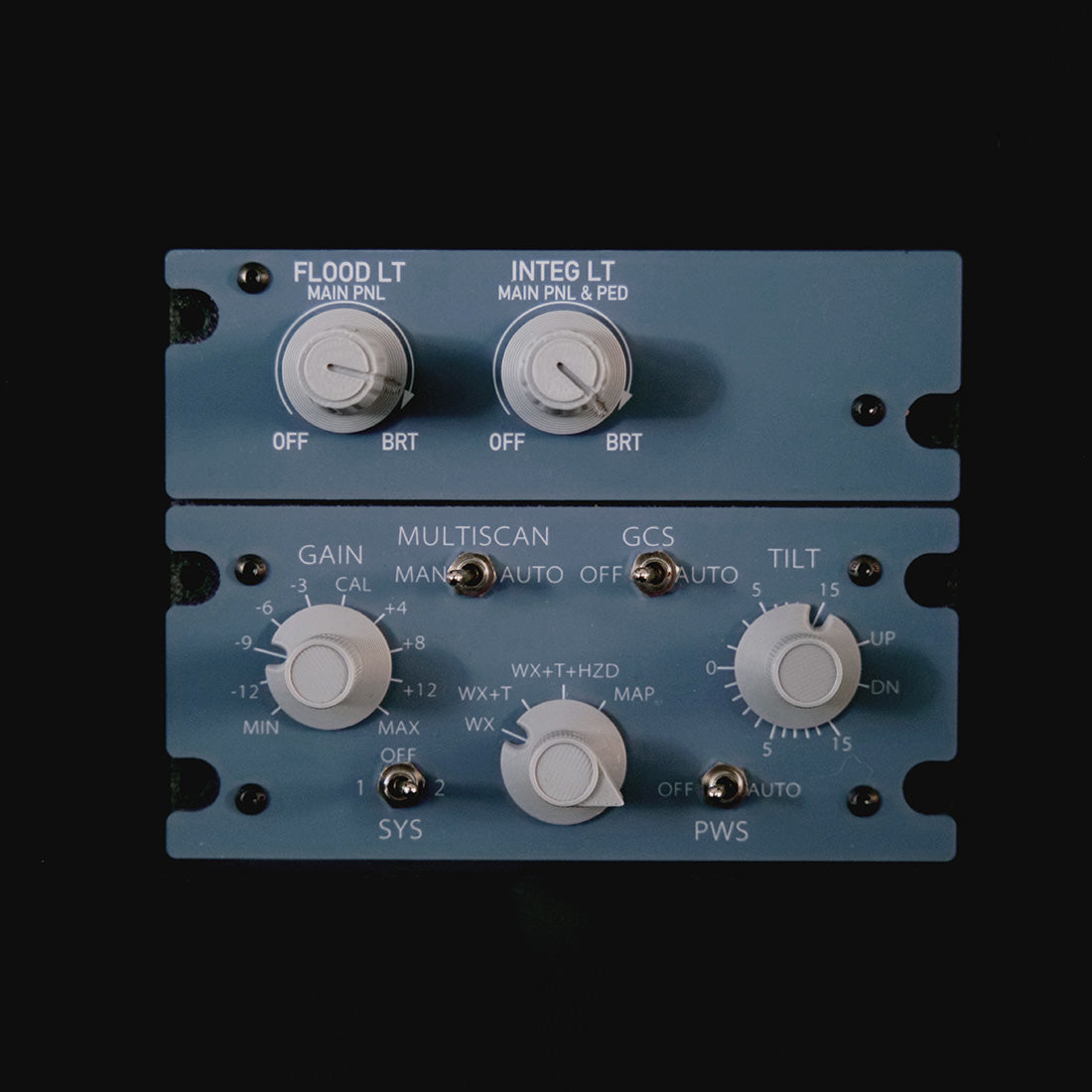 Rowsfire A112 1/1 Scale A32X/A33X/A35X CKPT-LT+WXR-Radar Integrated Panel