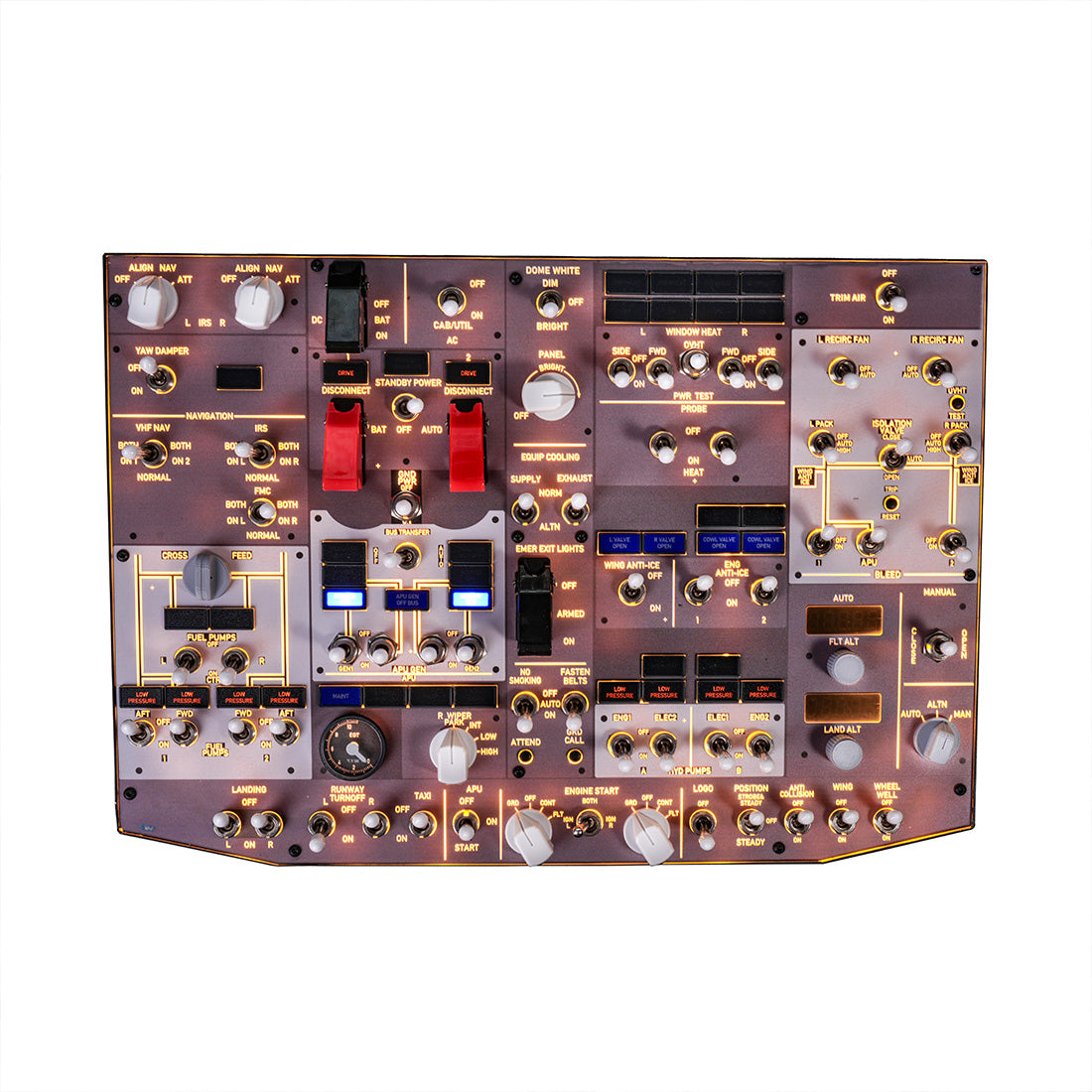 rowsfire b107 b737 overhead panel