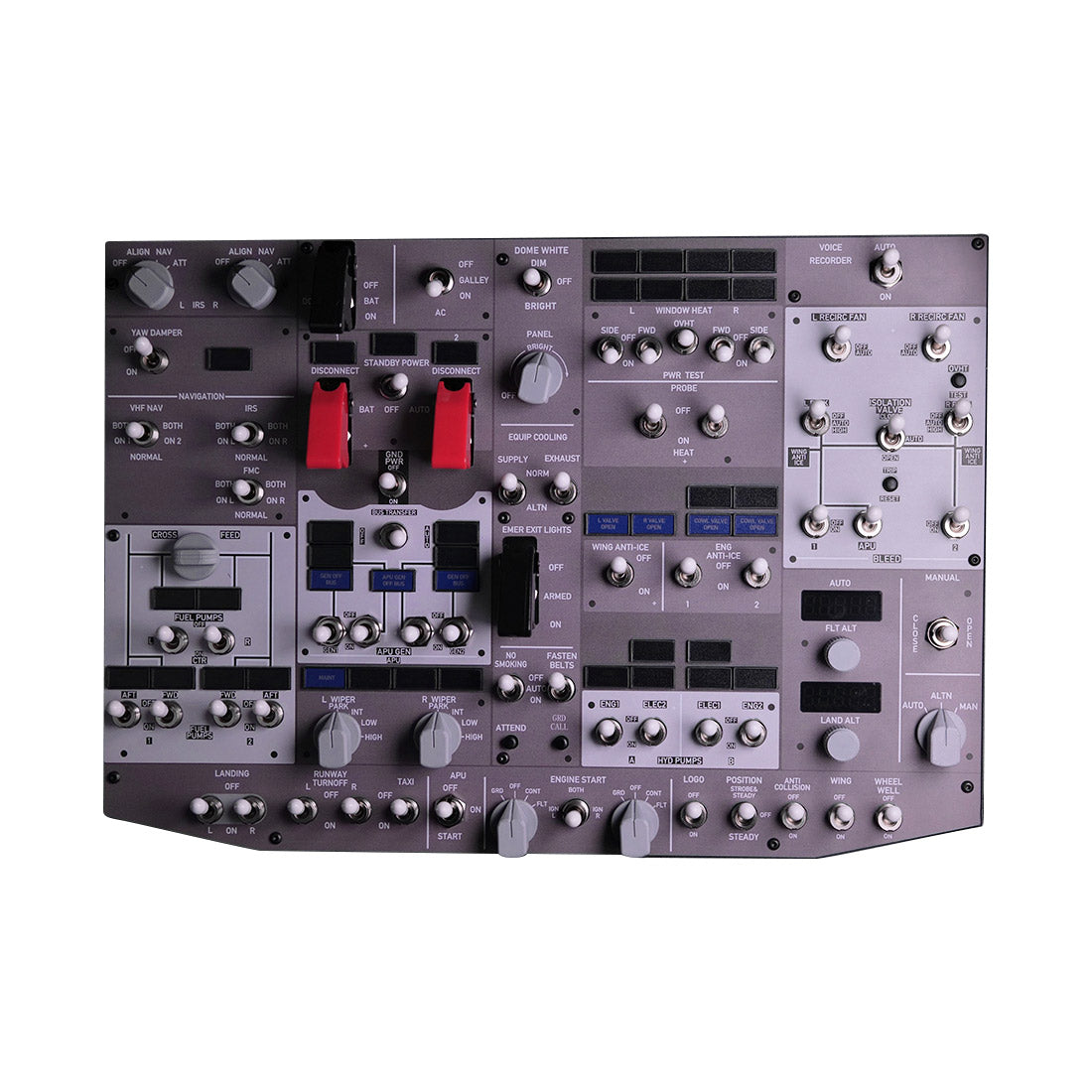 rowsfire b107 b737 overhead panel