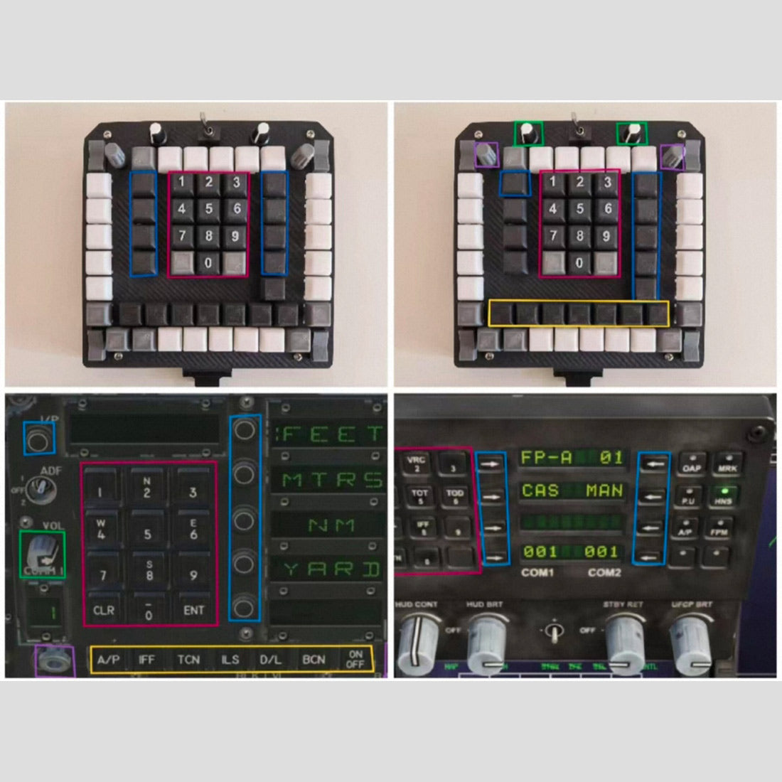 Universal MFD/MPD Control Panel for DCS